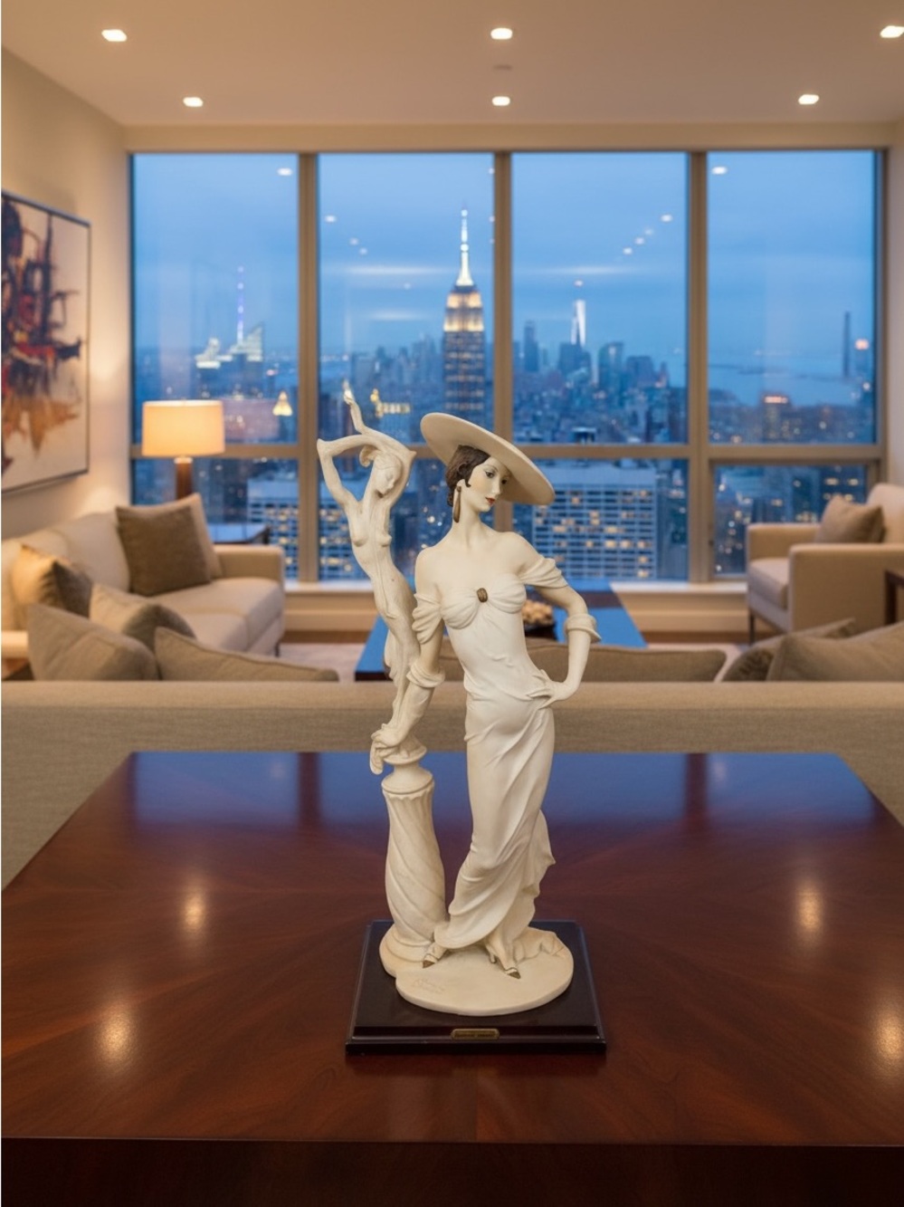Giuseppe Armani Vintage 1992 Porcelain Statue 18" - Picture 2 of 13